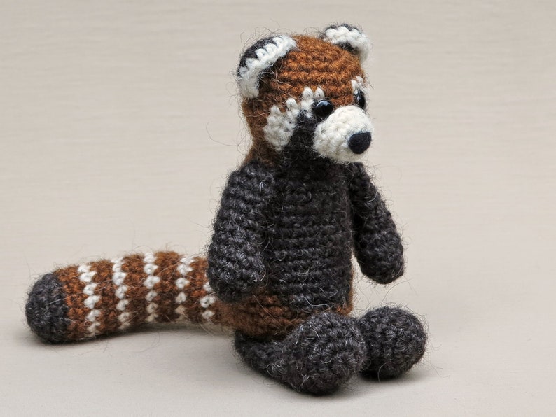 Crochet pattern for Bodo the crochet amigurumi red panda Instant download PDF File image 1