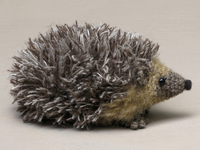 Crochet pattern for realistic crochet hedgehog amigurumi Instant download PDF File image 5