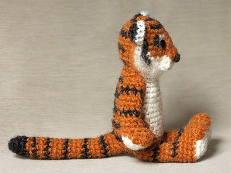 Crochet pattern for Koji the amigurumi crochet tiger Instant download PDF File image 6