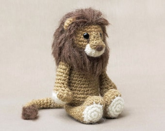 Crochet pattern for Lopi the amigurumi crochet lion - Instant download PDF File