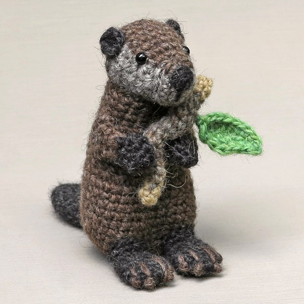 Crochet pattern for Floki the realistic crochet beaver amigurumi - Instant download PDF File