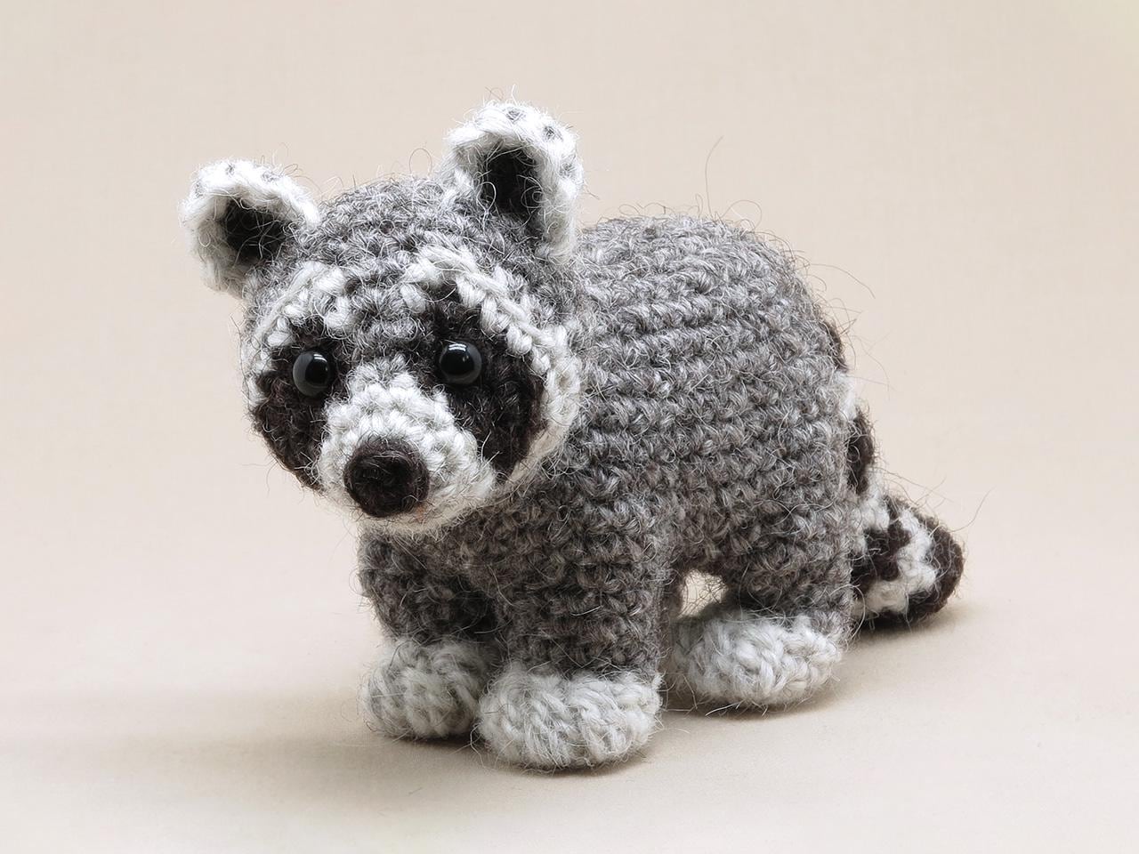 38 Racoon Crochet Patterns for Woodland Amigurumi, Hats, Appliques, and Cozy Handmade... 9 Crochet pattern for Tippy