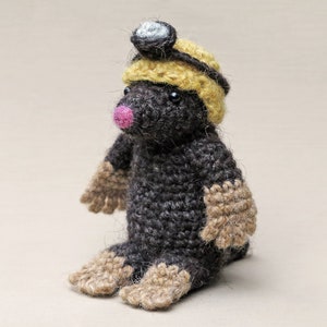 Crochet pattern for Moser the crochet amigurumi mole - Instant download PDF File