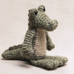 Crochet pattern for Drago the amigurumi crochet crocodile alligator - Instant download PDF File