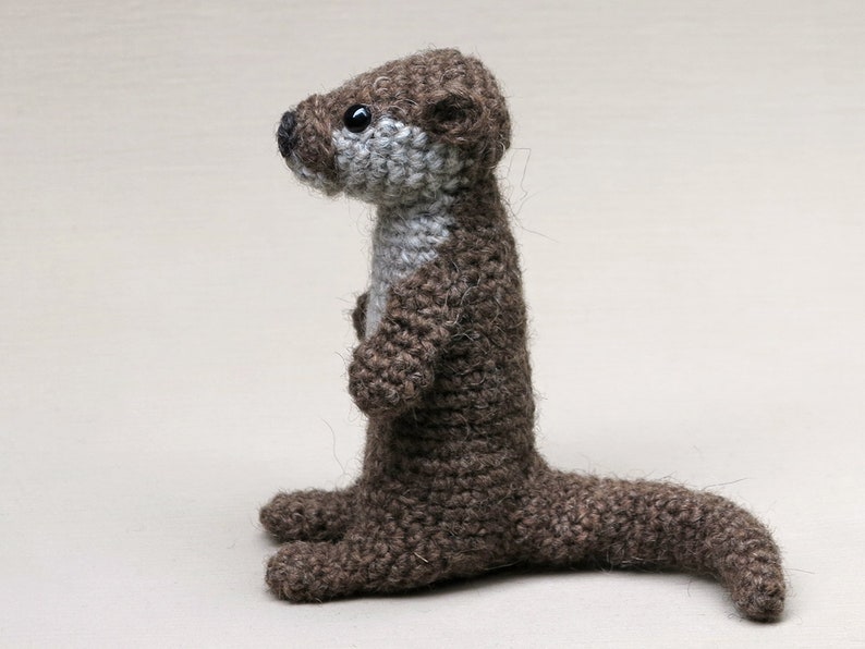 Crochet pattern for Bubbly the crochet otter amigurumi Instant download PDF File zdjęcie 5