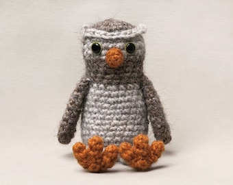 Schema all'uncinetto per Odi il gufo amigurumi - File PDF da scaricare immediatamente