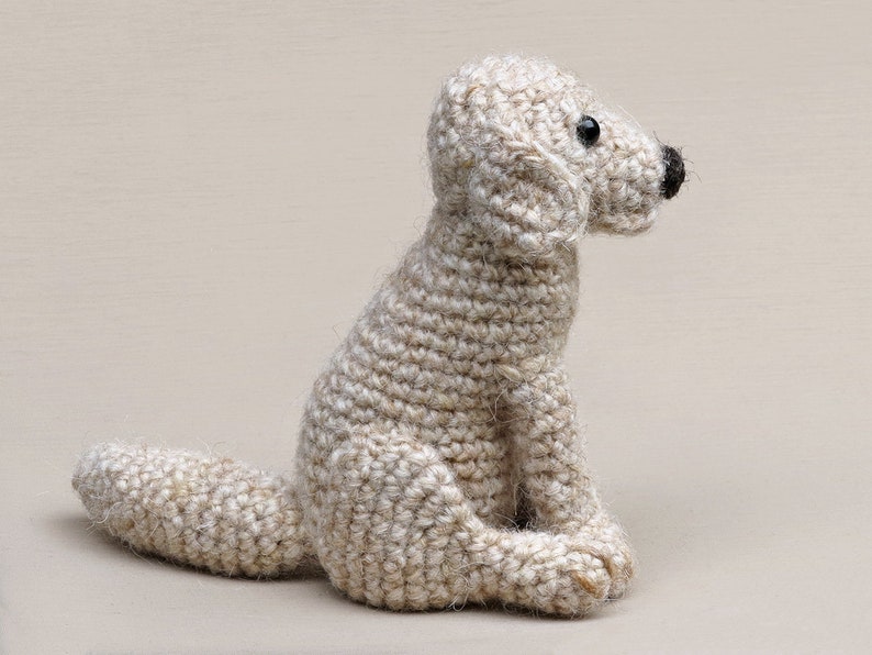 Crochet pattern for Golden Boy, realistic crochet golden retriever / labrador dog amigurumi Instant download PDF File image 8