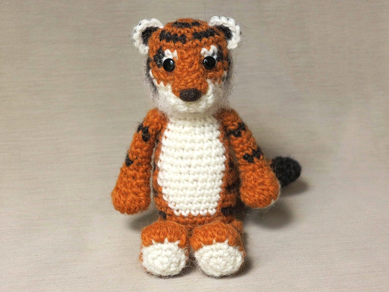 Crochet pattern for Koji the amigurumi crochet tiger Instant download PDF File image 5