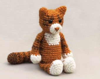 Crochet pattern for Martouf, amigurumi crochet cat - Instant download PDF File