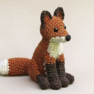 Häkelanleitung für Flamsie, Fuchs Amigurumi realistisch gehäkelt Sofort download PDF Datei Bild 4