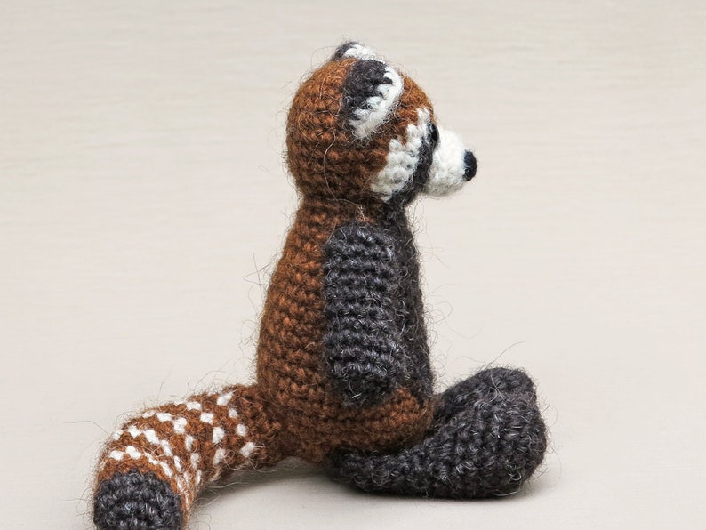 Crochet pattern for Bodo the crochet amigurumi red panda Instant download PDF File image 6