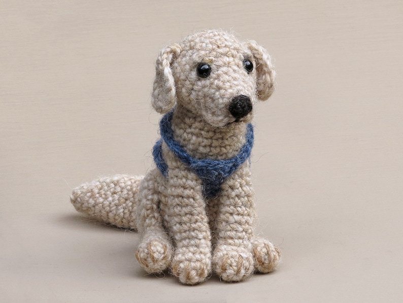 Crochet pattern for Golden Boy, realistic crochet golden retriever / labrador dog amigurumi Instant download PDF File image 6