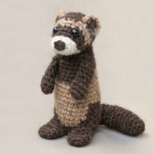 Crochet pattern for Bunsie crochet amigurumi ferret polecat - Instant download PDF File