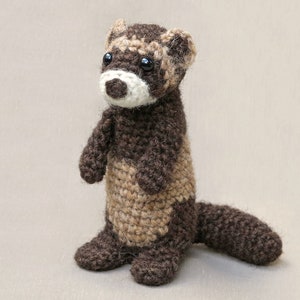 Crochet pattern for Bunsie crochet amigurumi ferret polecat Instant download PDF File image 1