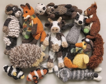 Pack de patrons 4 pour 3 ! Modèles d'animaux / amigurumi au crochet, achetez-en 3 et obtenez-en un gratuitement.