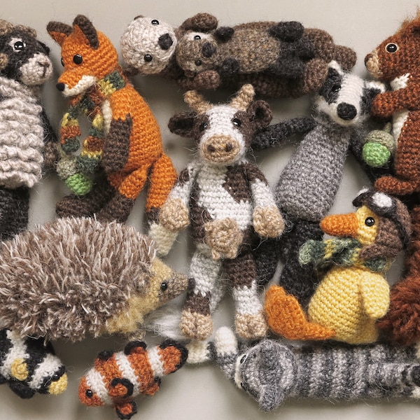 Pack de patrons 4 pour 3 ! Modèles d'animaux / amigurumi au crochet, achetez-en 3 et obtenez-en un gratuitement.