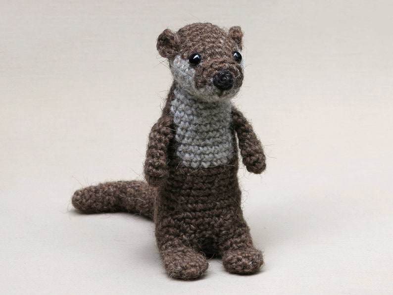 Crochet pattern for Bubbly the crochet otter amigurumi Instant download PDF File zdjęcie 4