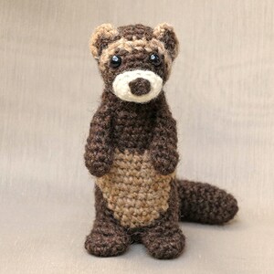 Crochet pattern for Bunsie crochet amigurumi ferret polecat Instant download PDF File image 3