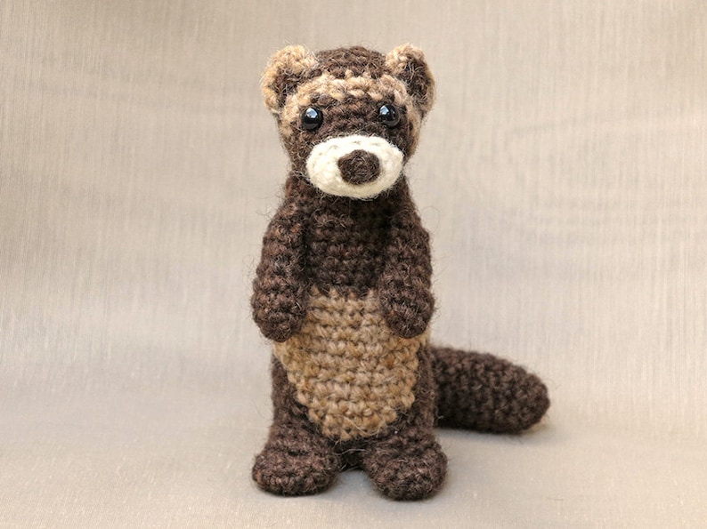 Crochet pattern for Bunsie crochet amigurumi ferret polecat Instant download PDF File image 3