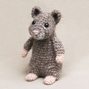 Crochet pattern for Bamse, amigurumi crochet hamster - Instant download PDF File