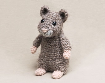 Crochet pattern for Bamse, amigurumi crochet hamster - Instant download PDF File