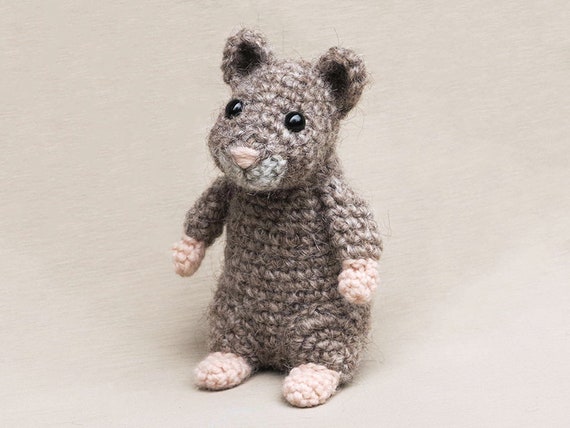 Crochet pattern for Bamse, amigurumi crochet hamster - Instant download PDF File