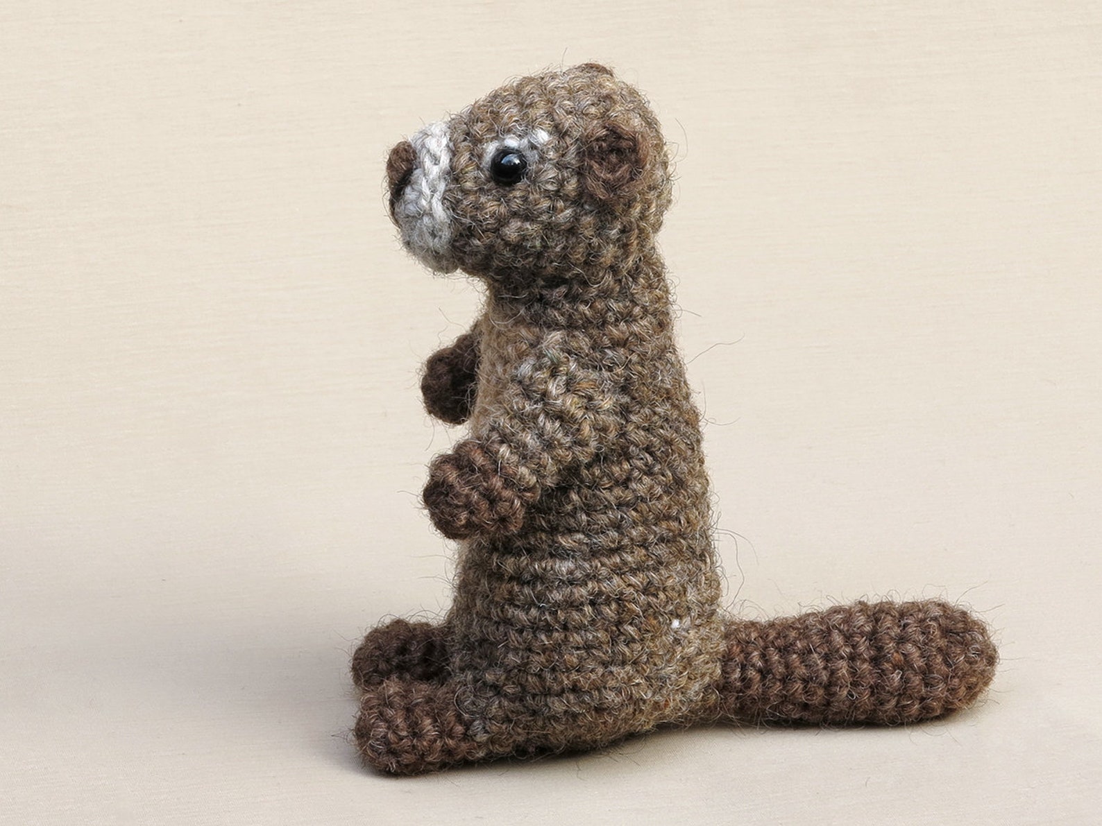 Realistic Crochet Marmot Aka Groundhog Amigurumi Pattern - Etsy
