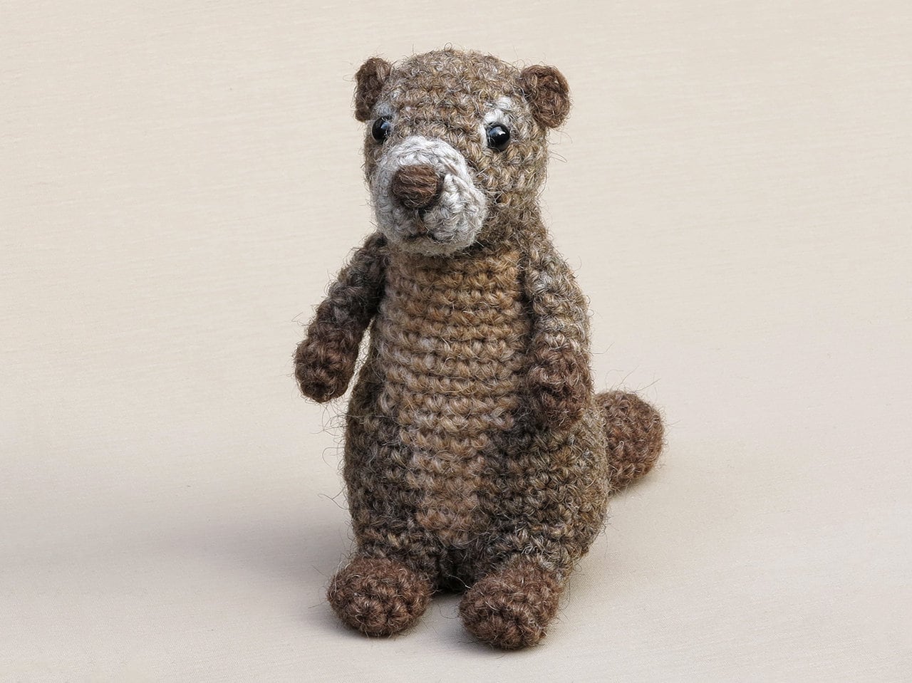 Realistic crochet marmot aka groundhog amigurumi pattern Etsy