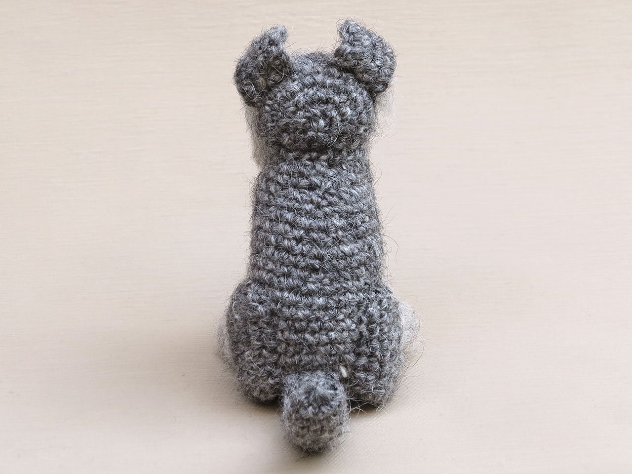Crochet Pattern for Schnoodge, Realistic Crochet Schnauzer Dog