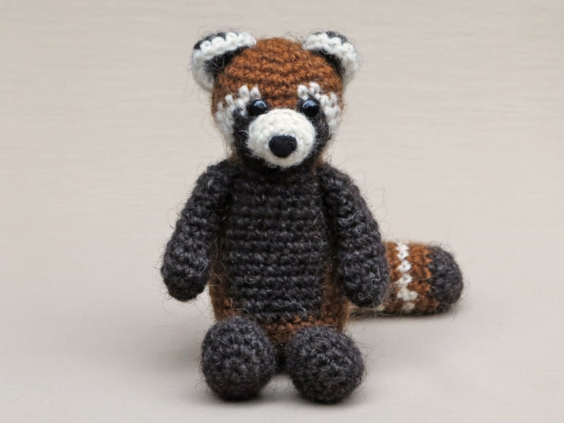 Crochet pattern for Bodo the crochet amigurumi red panda Instant download PDF File image 4