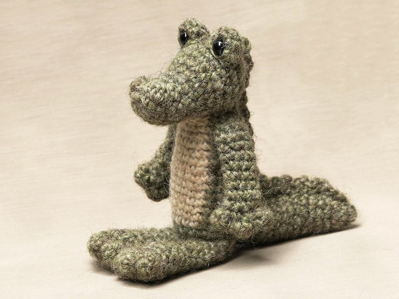 Crochet pattern for Drago the amigurumi crochet crocodile alligator Instant download PDF File image 3