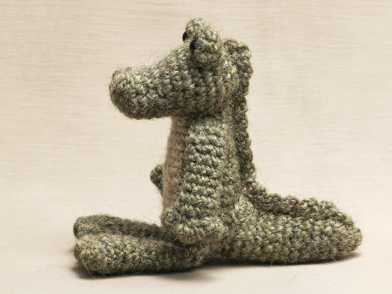 Crochet pattern for Drago the amigurumi crochet crocodile alligator Instant download PDF File image 6