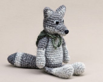 Patron au crochet pour Chef le loup amigurumi au crochet - Fichier PDF à télécharger instantanément