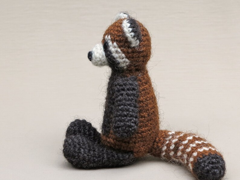 Crochet pattern for Bodo the crochet amigurumi red panda Instant download PDF File image 5