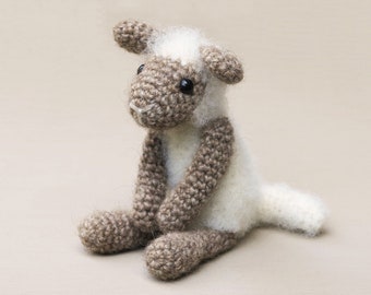 Crochet pattern for Balloo the crochet lamb sheep amigurumi - Instant download PDF File