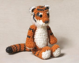 Crochet pattern for Koji the amigurumi crochet tiger - Instant download PDF File