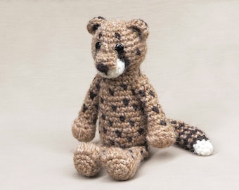 Häkelanleitung für den gehäkelten Geparden Choof amigurumi - Sofort download PDF Datei