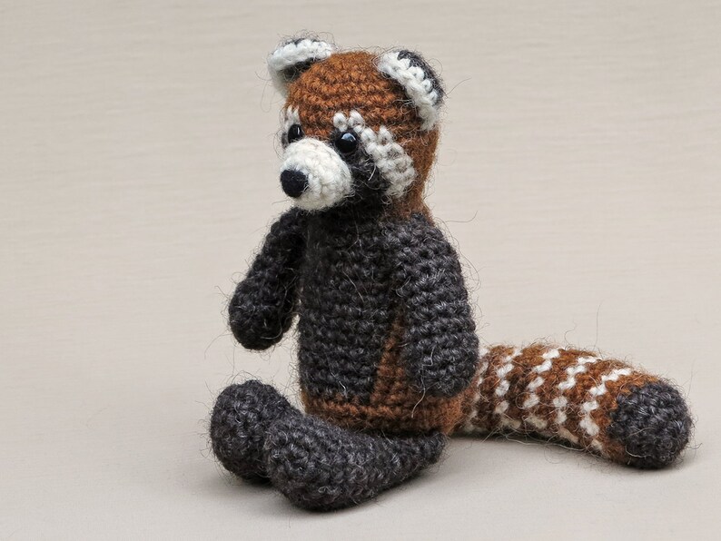 Crochet pattern for Bodo the crochet amigurumi red panda Instant download PDF File image 3