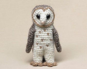 Crochet pattern for Barnsby the realistic crochet barn owl amigurumi - Instant download PDF File