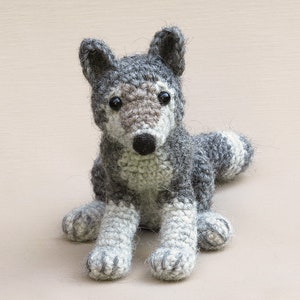 Crochet pattern for Woolfie, realistic crochet wolf amigurumi Instant download PDF File image 3