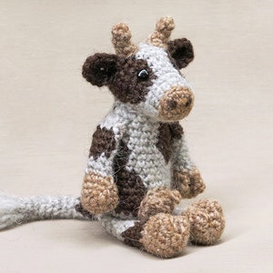 Crochet pattern for Noof, amigurumi crochet cow - Instant download PDF File