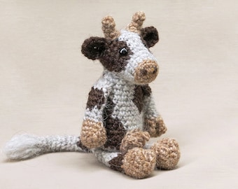 Crochet pattern for Noof, amigurumi crochet cow - Instant download PDF File