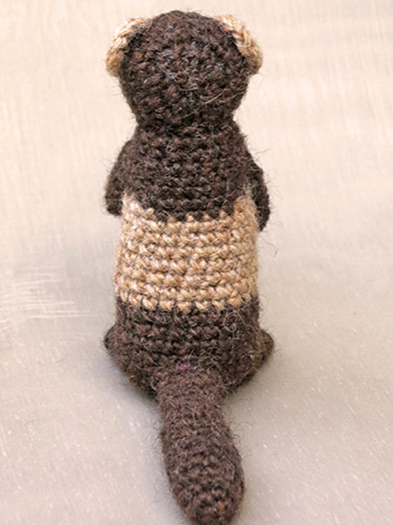 Crochet pattern for Bunsie crochet amigurumi ferret polecat Instant download PDF File image 6