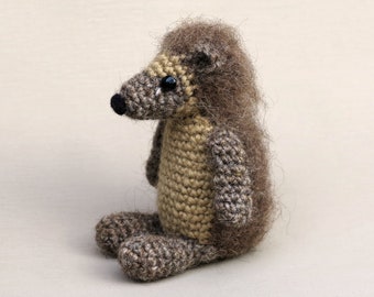 Crochet pattern for Flims the standing hedgehog amigurumi - Instant download PDF File