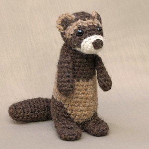 Crochet pattern for Bunsie crochet amigurumi ferret polecat Instant download PDF File image 4