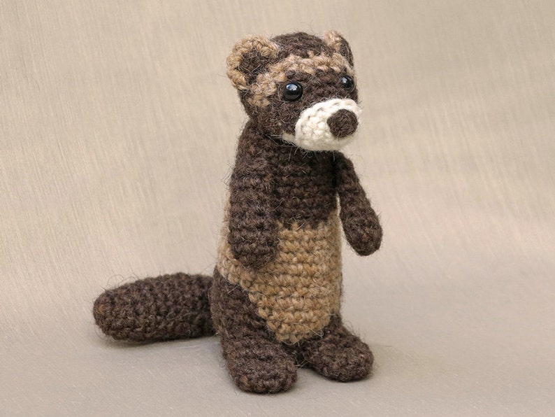 Crochet pattern for Bunsie crochet amigurumi ferret polecat Instant download PDF File image 4