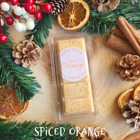 Spiced Orange Wax Melts, Orange Spice Wax Melts, Orange Fragrance, Spiced  Orange Gift, Christmas Wax Melts, Secret Santa Gift, Winter Scents 