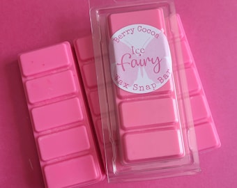 Ice Fairy Wax Melts, Ice Fairy Scent, Pink Wax Melts, Sweet Scent, Gift Idea, Candy Floss scent, Snow Angel Melts, Berry Cocoa, Vegan