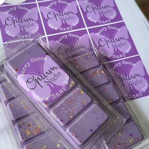 Opium Night Wax Melts, Dark Floral Home Fragrance, Perfume Type