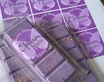 Opium Night Wax Melts, Perfume Type, Dark Floral Wax Melts, Purple Wax Melts, Home Fragrance, Sultry Fragrance, Gift Ideas, New Home Gift,